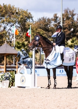 Matt Sampson scores a five-star win at the LLN Gassin - St Tropez with Un Secreto Z
